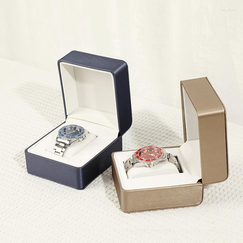 

Watch Boxes Roll Box PU Leather Case Holder For Men Women Watches Organizer Display Bracelet Gift Travel Storage High Quality