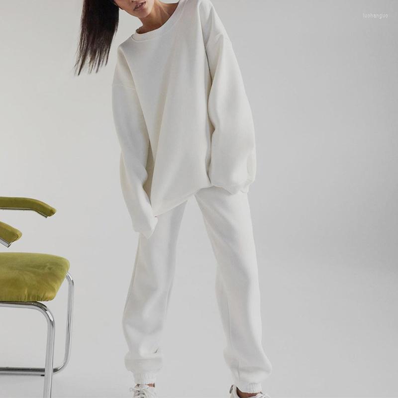 

Women' Two Piece Pants Elastic High Waist Women Sweatpants Solid Casual Pocket Female Sport Pencil Autumn Winter Joggers Active, Blue