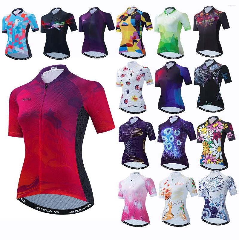 

Racing Jackets Cycling Jerseys Women Jersey Summer Short Sleeve Shirt Clothing Tops Bicycle Clothes Maillot Ropa Ciclismo, Cd2392