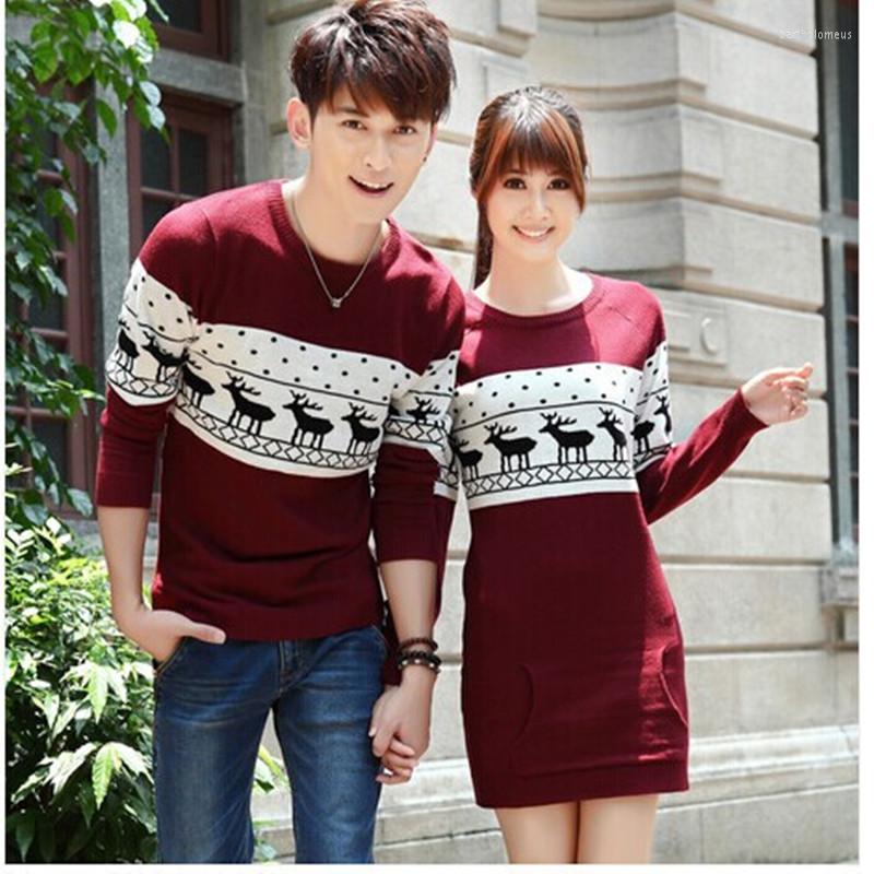 

Women' Sweaters Christmas Women Sweater Santa Claus Printing Long Sleeve O-neck Knitting Pullover Top Jumper Knitwear, Picture color
