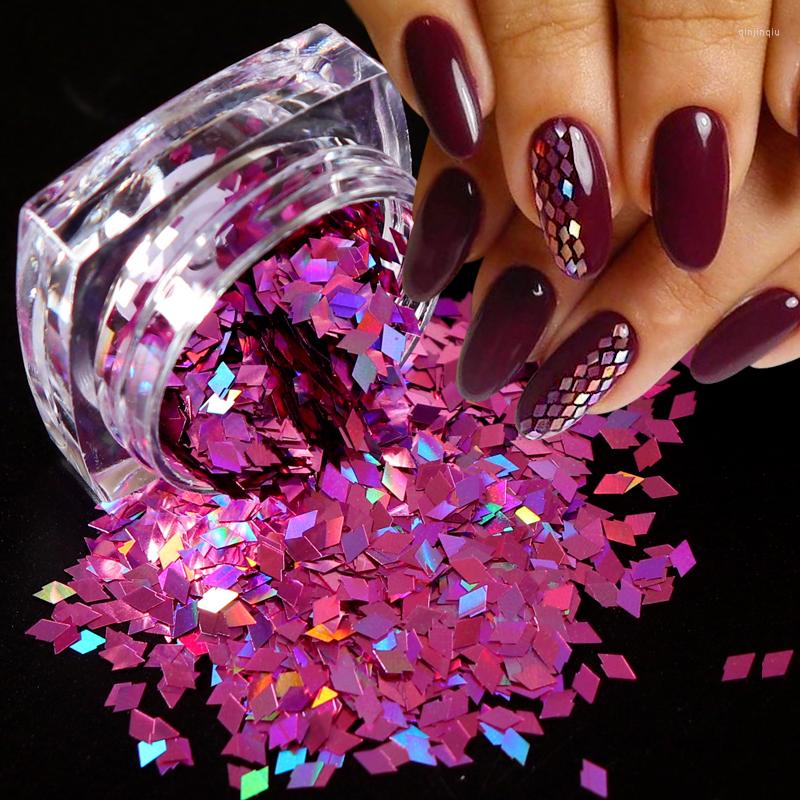 

Nail Art Decorations Holographic Glitter Diamond Sequins Chunky Rhombus Luxury Sparkling Accessories All For Manicure Decoration Ongles