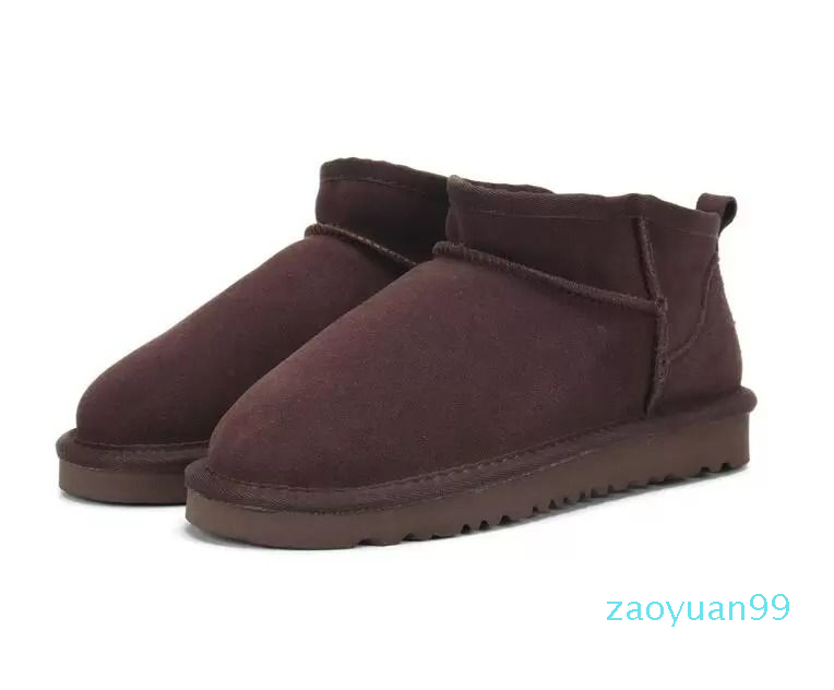 

classical Mini U5854 women snow boots keep warm boot Latest fashion Sheepskin Cowskin Genuine Leather Plush boots333