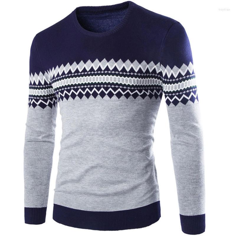 

Men's Sweaters Winter Man Knitting Christmas Sweater Pullover Men Long Sleeve Slim Fit O-Neck Casual Knitted Sweatercoat 008, Red