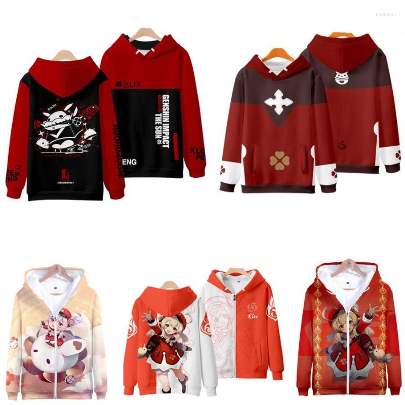 

Men's Hoodies Game Genshin Impact Cosplay Jacket Klee Diluc Hu Tao Keqing 3D Print Funny Hoodie Zipper Hooded Sweatshirt Anime Clothes, 005