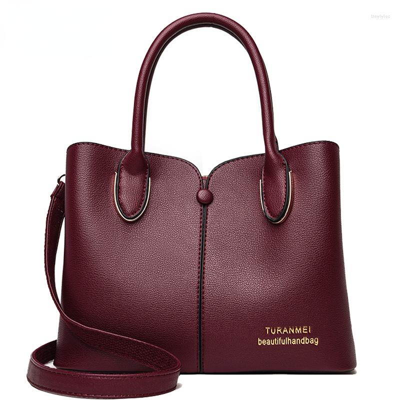

Evening Bags Designer Handbag Women High Quality Leather Large Capacity Crossbody For 2022 Tote Bsg Sac, Black