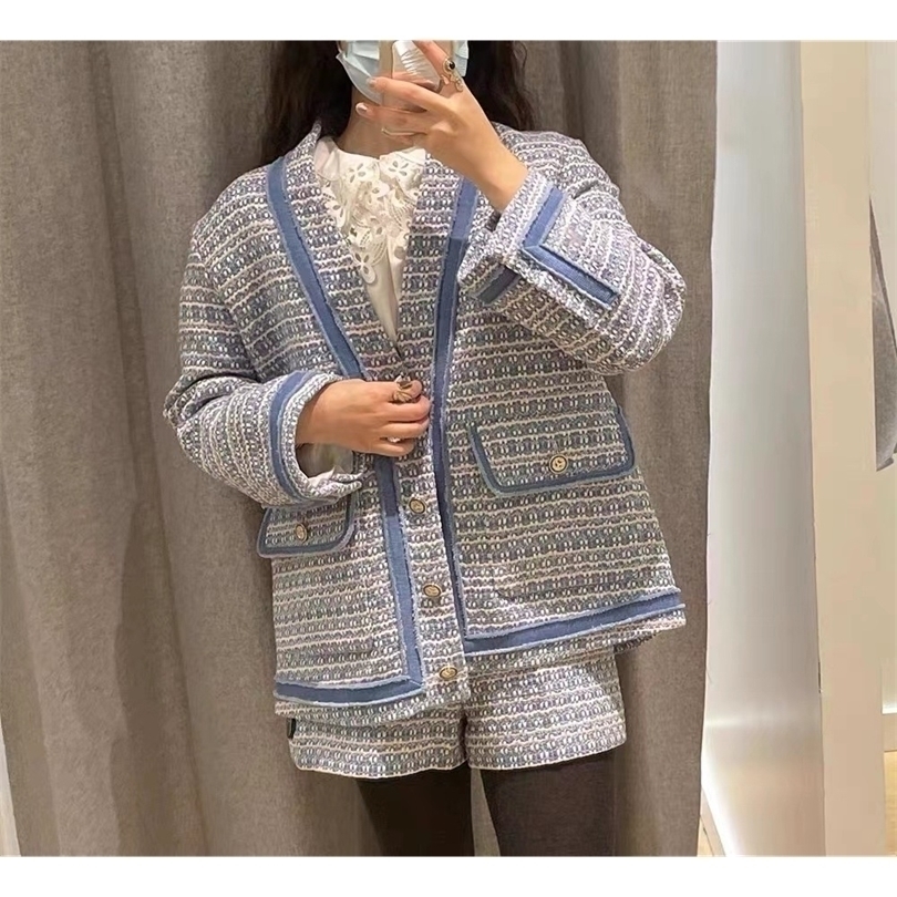 

Womens Two Piece Pants Two Piece Set Women Long Sleeve Knit Cardigan Top with Fashion Shorts Elegant Office Ladies Fashion Women Two Piece Set 221010, Se19991-2