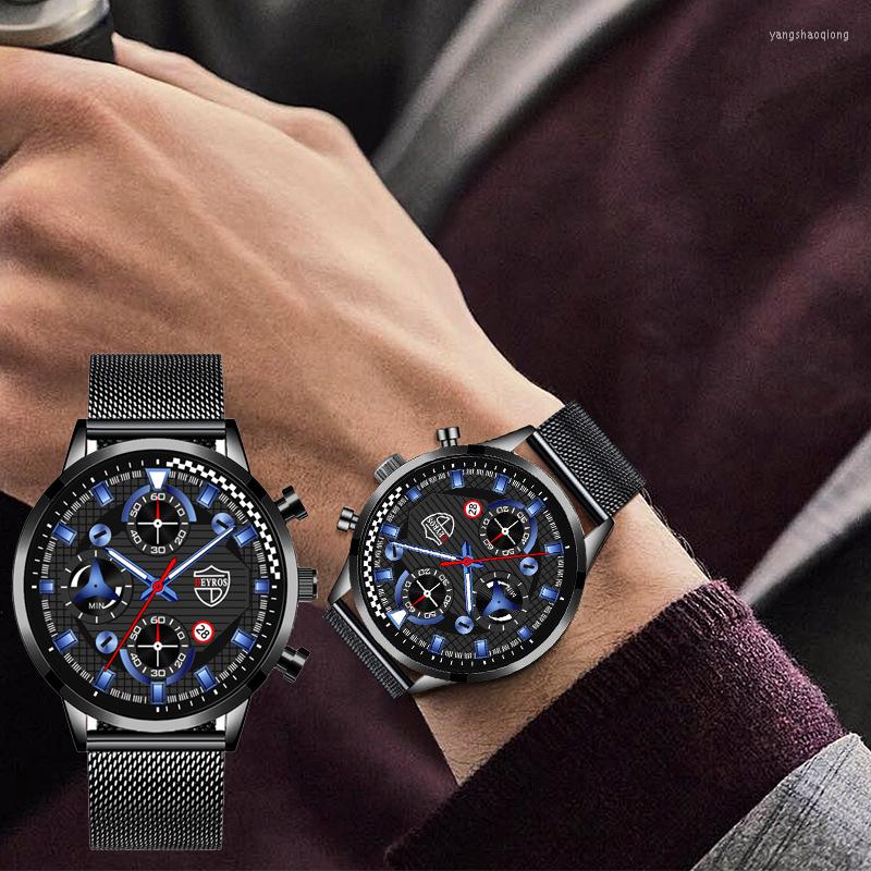 

Wristwatches Personalized Dial Wrist Watches For Men Designer Man Watch Fashion Stainless Steel Men's Wristwatch Clock Casual Uhren, Watch 29210305