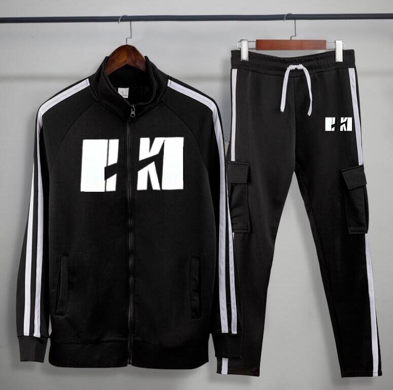 

New Mens Tracksuits activewear Set Sweatsuit Zipper Coats Joggers Suits Women Designer Hoodies Jackets Pants Black White Fashion Sportswear Jogging Sporting Suit, Customize
