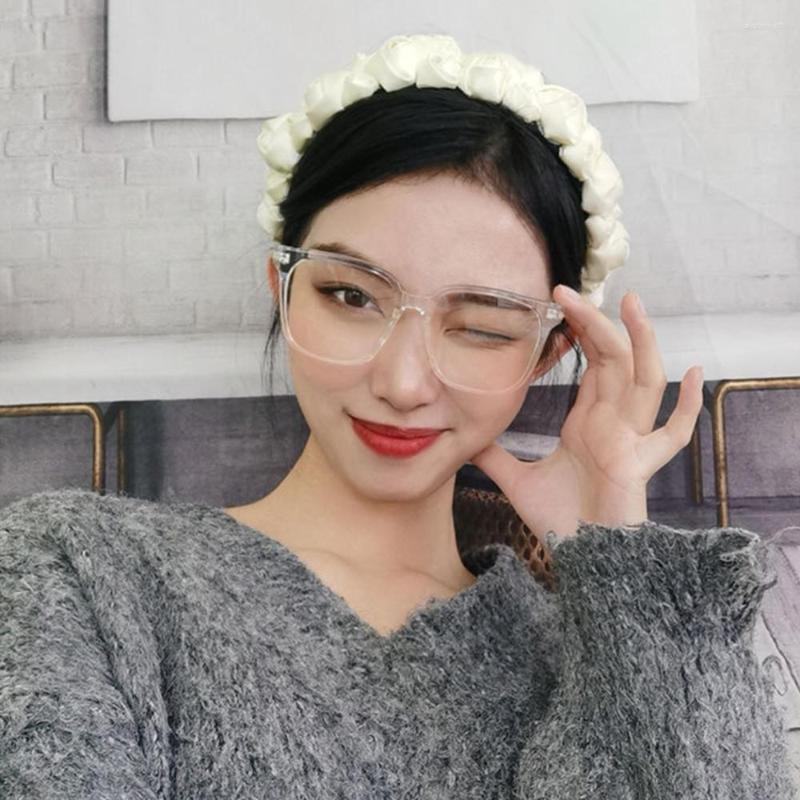 

Sunglasses Frames Square Big Frame Blue Ray Blocking Metal Glasses Men Women Anti Light Computer Goggles Myopia Prescription