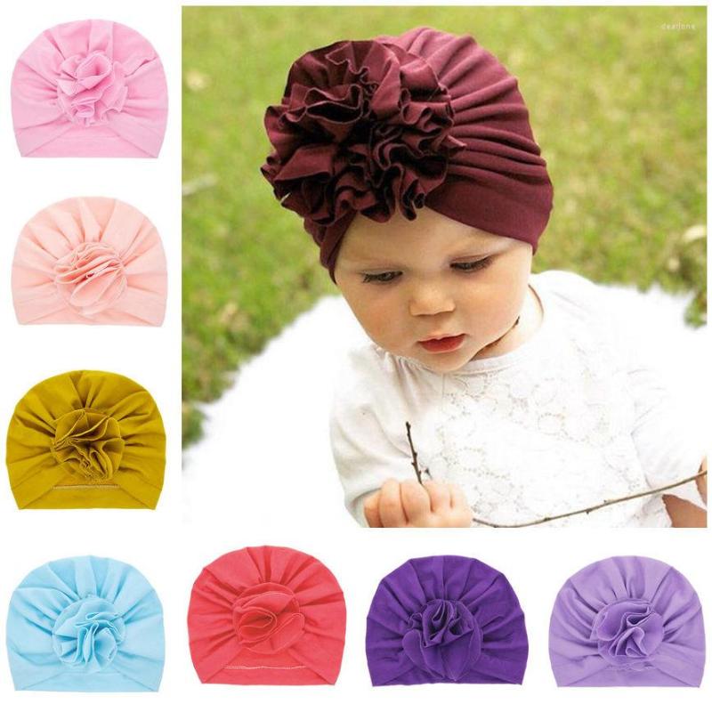 

Hats Baby Turban Beanie Toddler Infant Girls Head Wrap Cotton Hat Po Grop Born Shower Gift Winter Cap Brand H106, Light purple