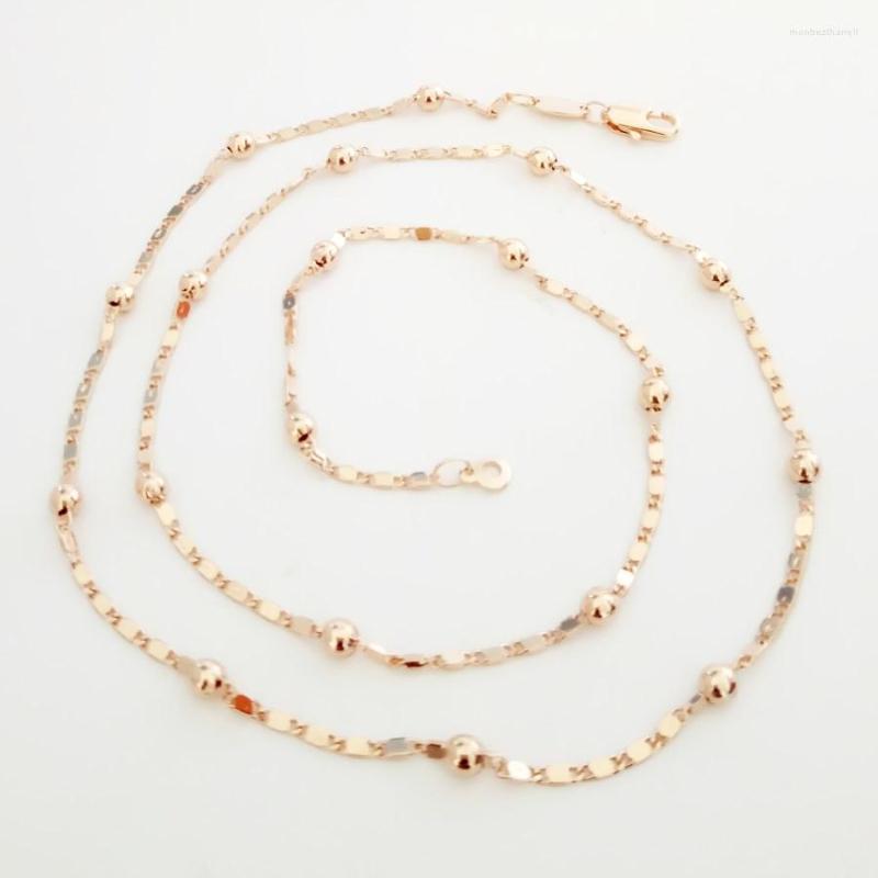 

Chains Women Necklace Fashion Jewelry Accessories Classic Copper Long Lady