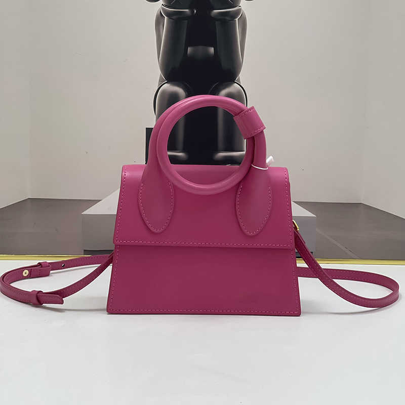 

Luxury Designer Bags Women Jacqu Round Handbags Handle Fashionable Shoulder Ladies Leather Plain Crossbody Underarm Totes, 2#