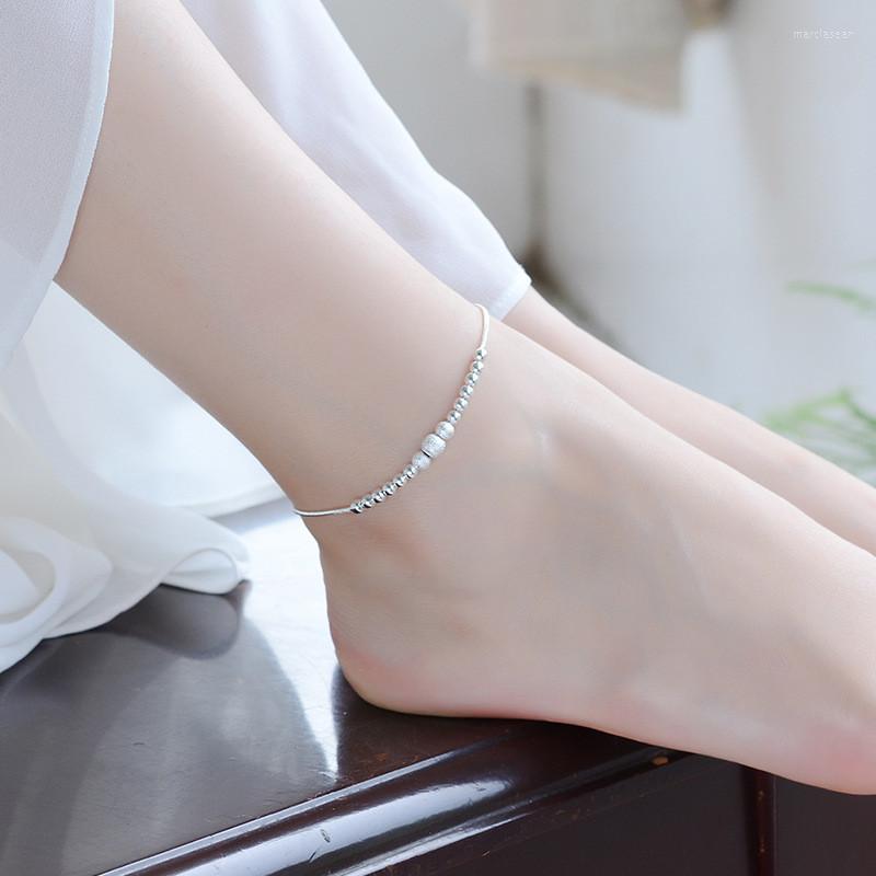 

Anklets Everoyal Top Quality 925 Sterling Silver Women Jewelry Vintage Balls Bracelets For Girls Lady Engagement Bijou