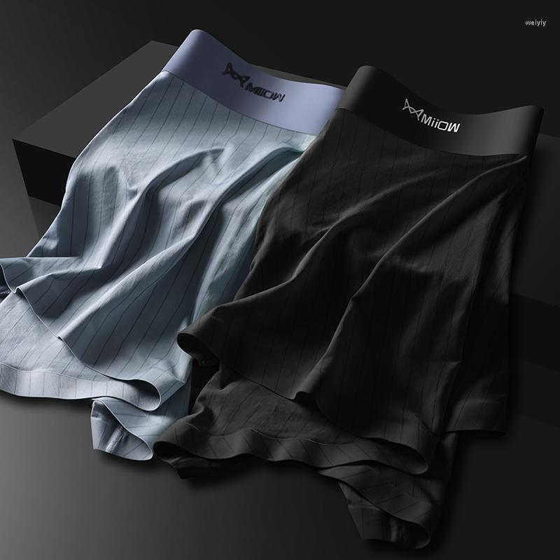 

Underpants 2Pcs Sexy Men Boxers Shorts Ice Silk Quick Dry Trunks Man Underwear Boxer Graphene Antibacterial Men's Panties Slip, 2pcs-m1231