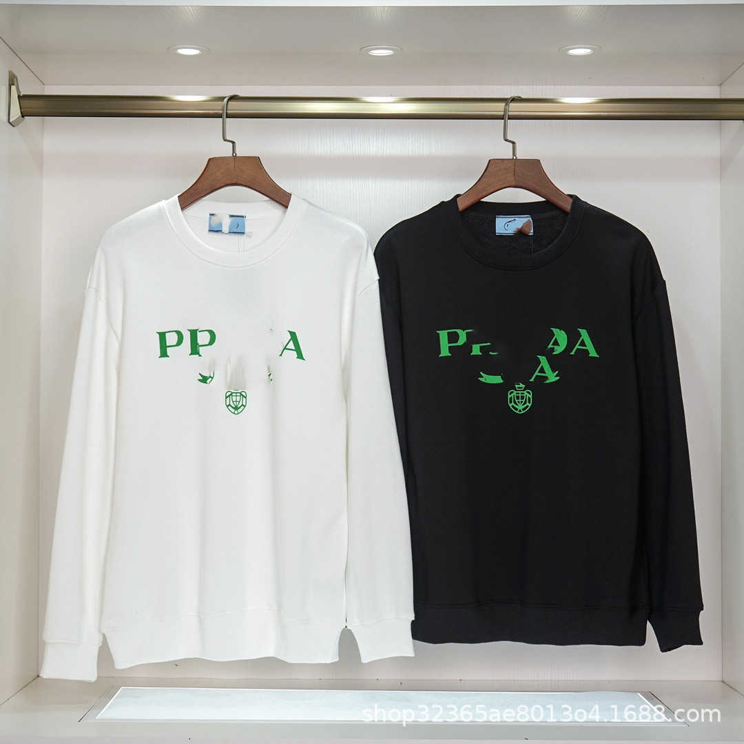 

Women' Hoodies & Sweatshirts Autumn New Flocked Round Neck Loose Casual Sweater Slouchy Style Versatile Top, White