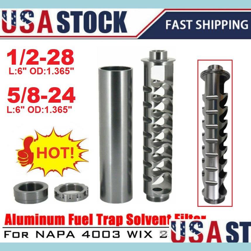 

Fuel Filter Usa Stock Spiral 1/2-28 Or 5/8-24 Single Core Fuel Filter For Napa 4003 Wix 24003 Car Soent Pqy-Aff03/04 Drop Delivery 20 Dhv8L