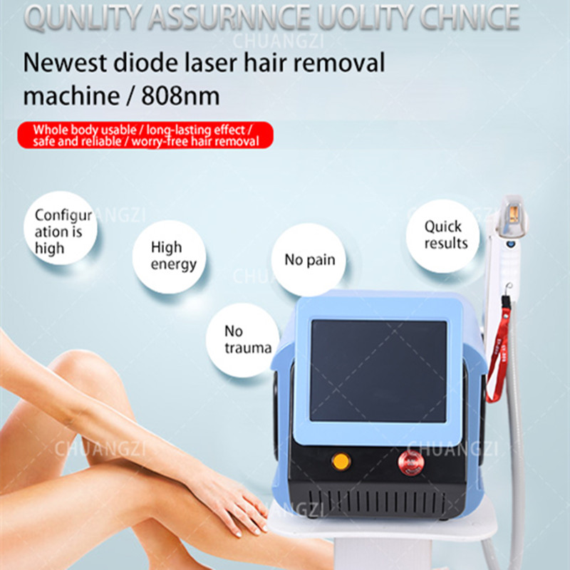 

CE 808nm Epilator Diode Laser Hair Removal Machine 755/808/1064 3 Wavelengths Skin Rejuvenation Painless Permanent Beauty Salon