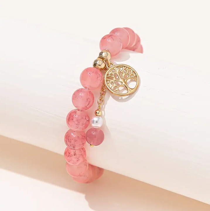 

Fashionable Chain Applicable to various occasions Ladies Crystal Bead Bracelet Handmade