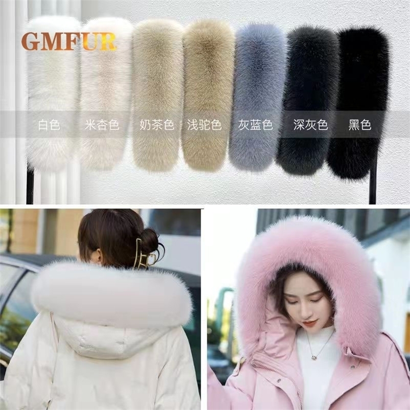 

Scarves Women Faux Fur Collar Shawl ry For Winter Coat Hood Decor Fake Scarf Parkas 221010