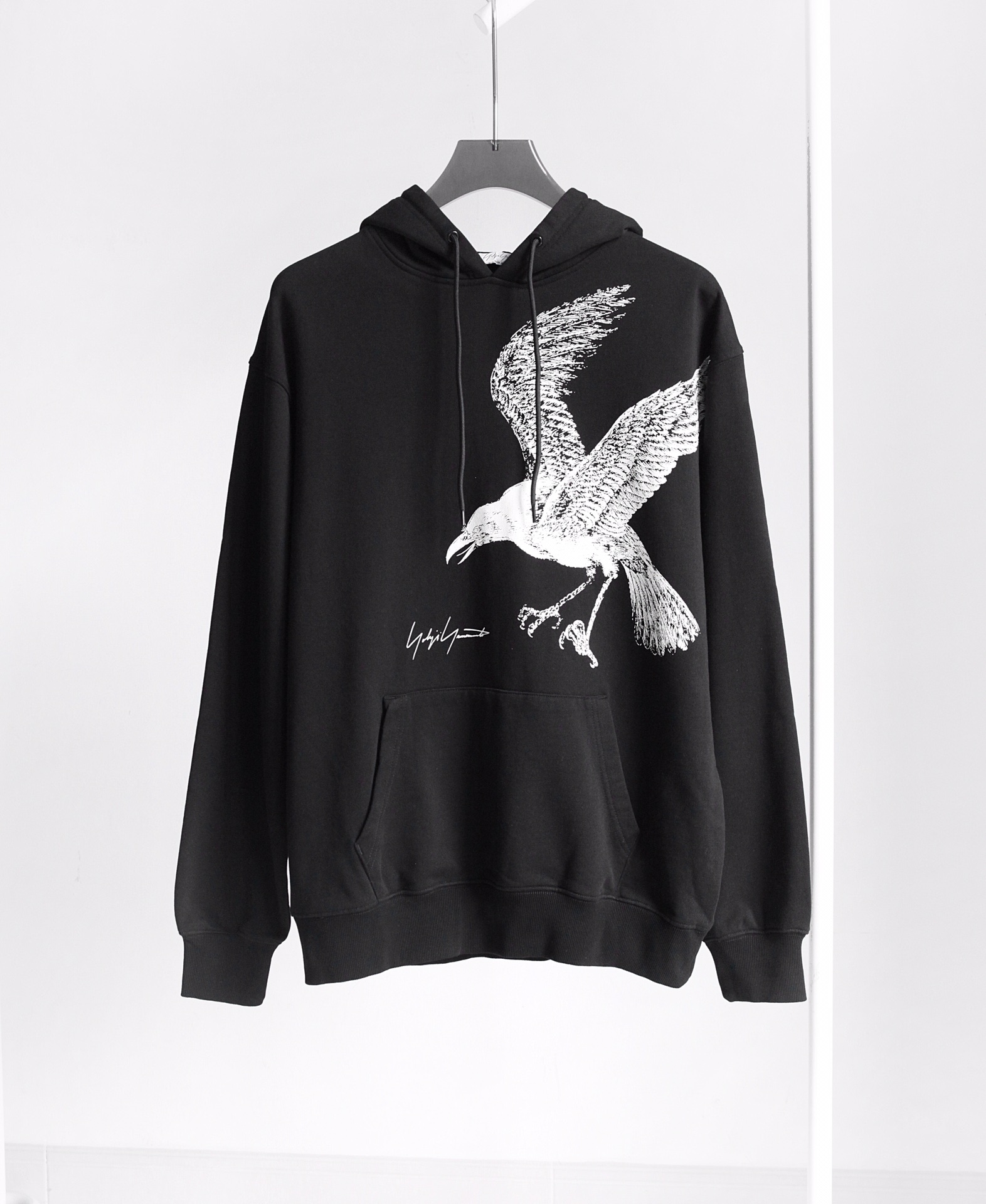

2023 new fashion mens keep warm hole decoration hoodies - US SIZE hoodie - high quality mens designer hoodies, Black