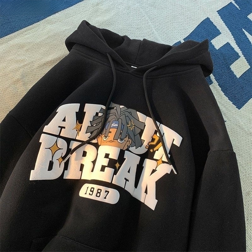 

Womens Hoodies Sweatshirts Spring and autumn creative cartoon bet hooded sweater men women oversize casual high street br couple jacket 221010, No pattern