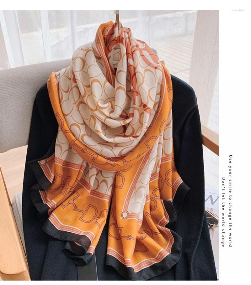 

Scarves Fashion Geometric Splicing Silk Scarf / Women's