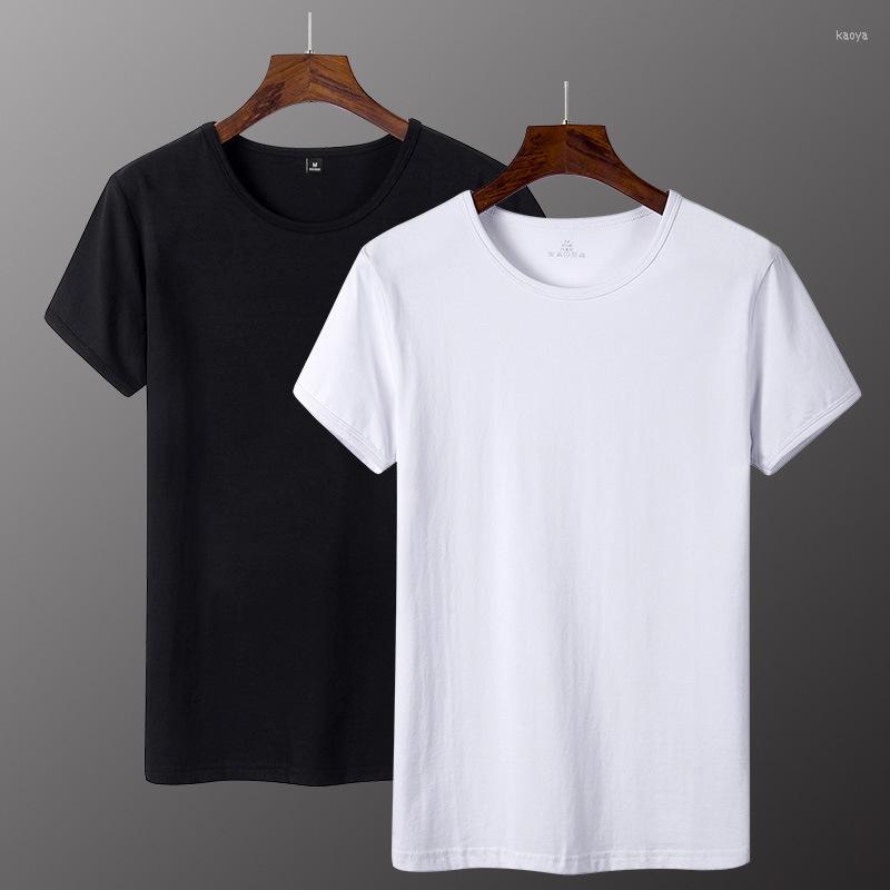 

Men's T Shirts Solid Color Short SleevetT-shirt SummerT-shirt Fashion Summer Wear White Brand Half SleeveUndershirt Clothes, Black