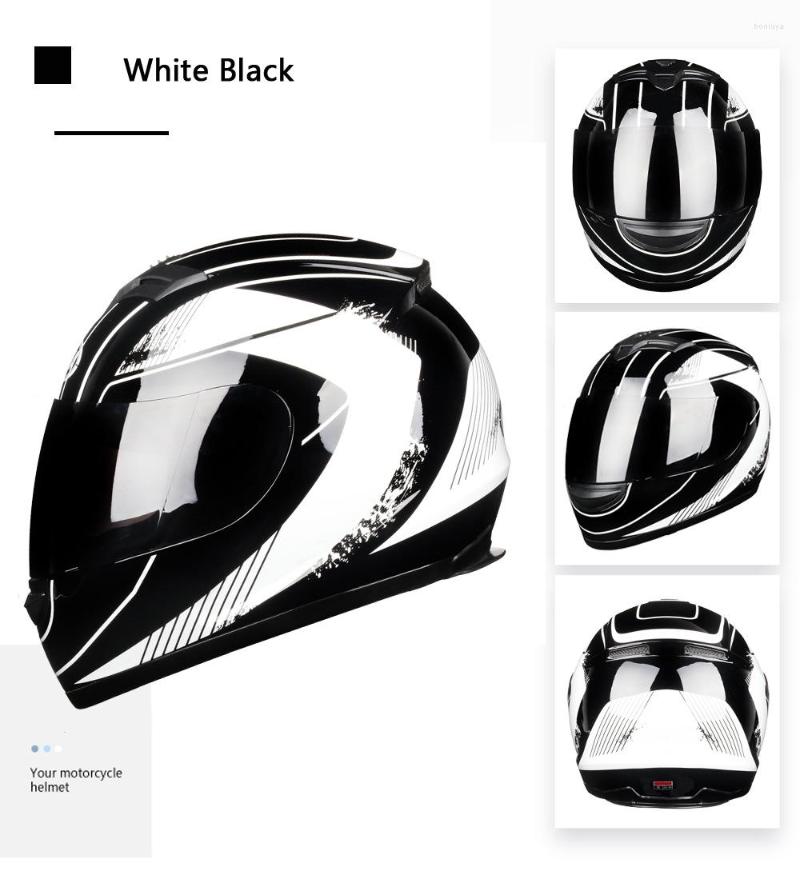 

Motorcycle Helmets The Four-season Helmet Full-covered Men' And Women' Full-face DOT CE