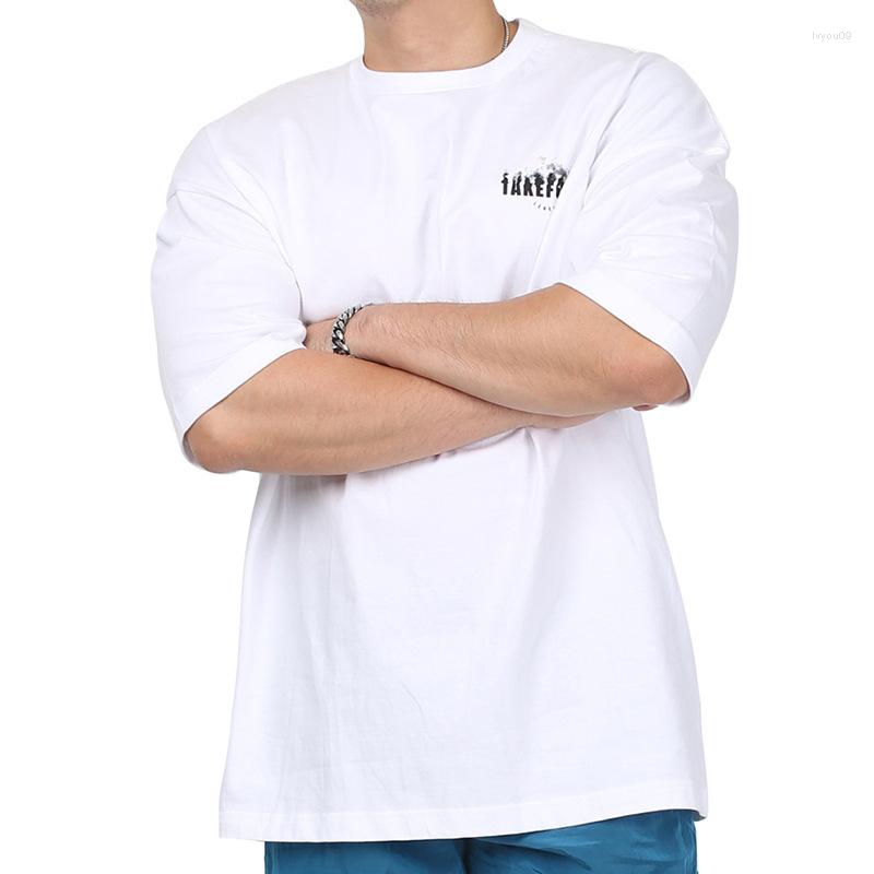 

Men's T Shirts Fashion Casual Short Sleeve Shirt Men Gym Fitness Sport Cotton T-Shirt Male Bodybuilding Skinny Tee Tops Summer Apparel, White