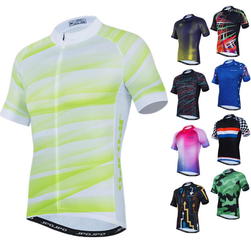 

Racing Jackets Weimostar Summer Bike Jersey Shirt Short Sleeve Cycling Tops Breathable Clothing Anti-UV Bicycle Clothes Maillot, Color 17
