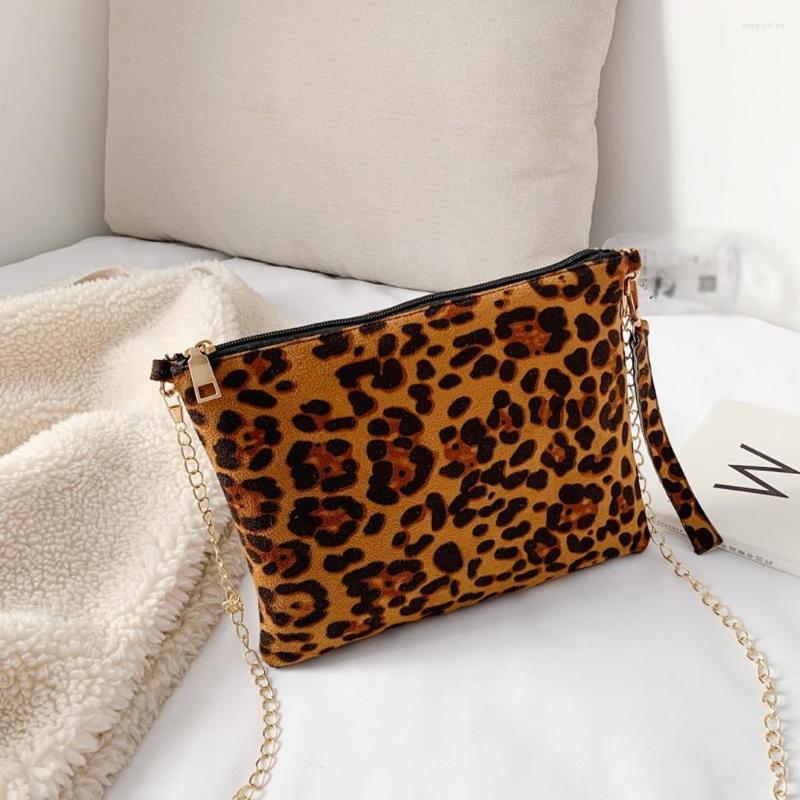 

Evening Bags Women Leopard Printing Large Capacity HandBag Phone Wallet Shoulder Crossbody Messenger Bag Bolsas Mujer Femininas #20, Brown
