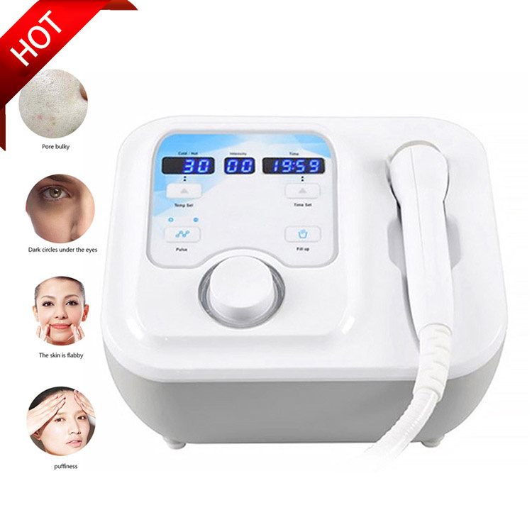 

Top Home Beauty Instrument Electroporation Hot And Cold Hammer Facial Machine Skin Cooling Skin Rejuvenation Heating Cool