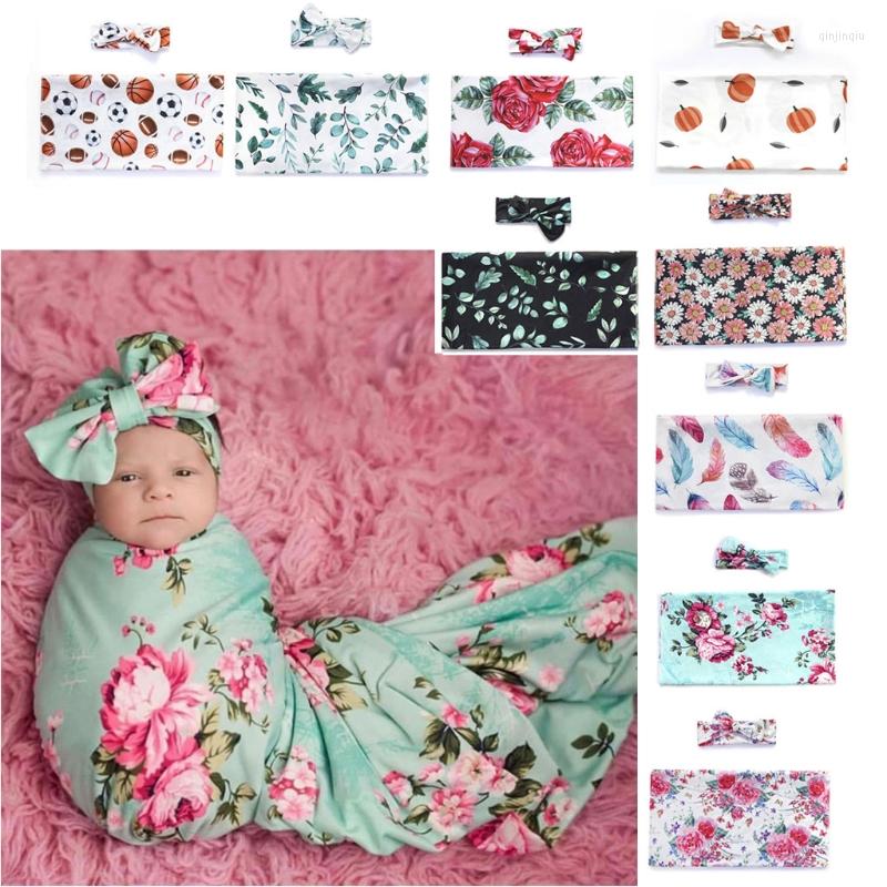 

Blankets D0 Born Pography Prop Baby Boys Girls Sleeping Swaddle Wrap Headband Set, Ks185