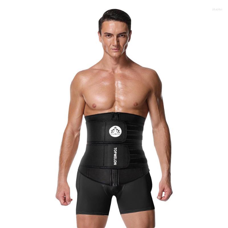 

Men' Body Shapers Men' Man Latex Shapewear Slim Waist Trainer Back Support Adjusted Belt Cincher Shaper Weight Loss Strap Slimming