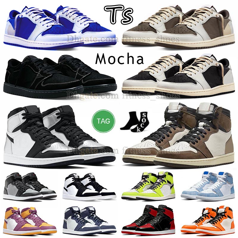 

Jumpman 1 1s basketball shoes mens womens Visionaire Neutral Grey Hyper Royal Turf Oranged Patent Green High Element Light Bone Scotts Sneaker Sport Trainer, B18 36-46 sports illustrated