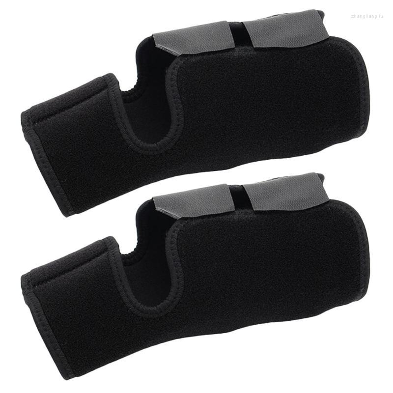 

Ankle Support 2Pcs Elastic Brace Breathable Protector Outdoor Sports Strap, Black