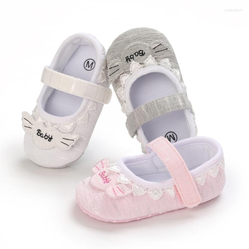 

Athletic Shoes Toddler Baby Girl Cute Lace Wing Princess Born First Walker Cotton Soft Sole Anti-Slip Prewalker