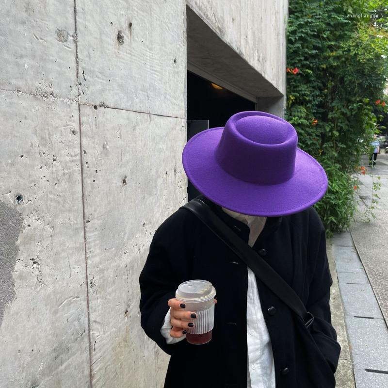 

Berets Hats Fedoras For Women Men Lady Hat Two Toned Felt Unisex Jazz And Wholesale PriceBerets BeretsBerets, 12