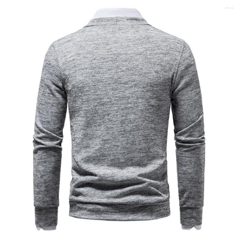 

Men's Sweaters Good Close-fitting Simple Men Sweater Winter Coat Casual V Neck, Black