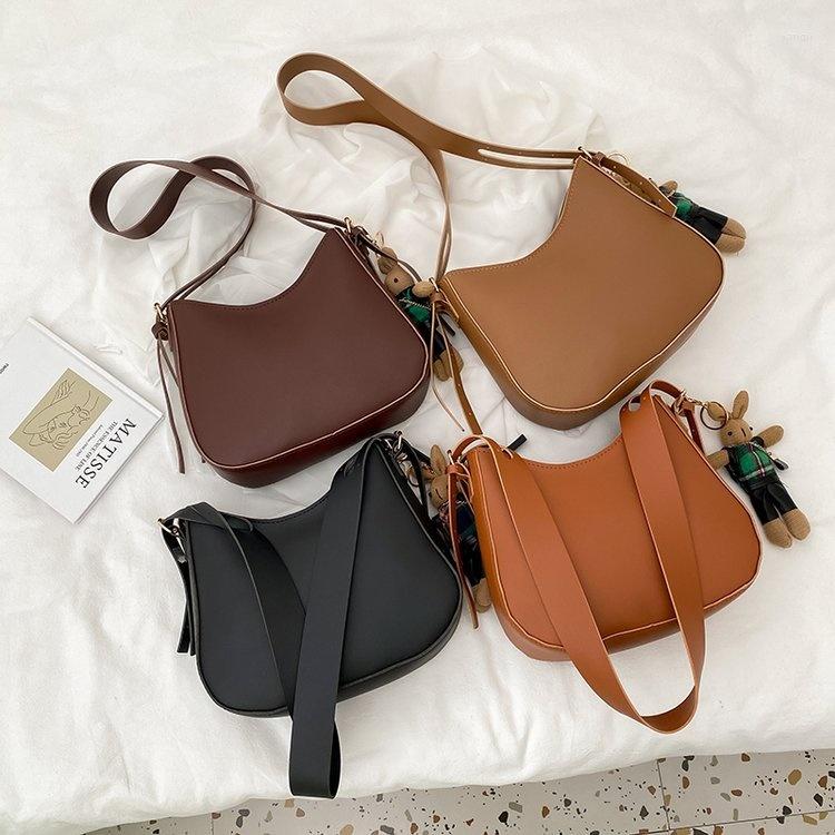 

Evening Bags Women's Commuting Bag Simple Solid Color High-capacity Tote Fashion Korean Version Single Shoulder Oblique Cross Armpit, Black