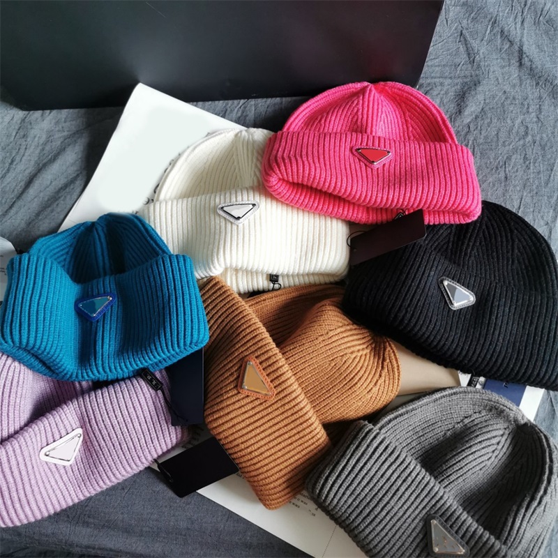 

Oversized beanie fitted hat designer winter hats man head warm autumn winter knitted cap luxury fashion classic design geometry label casual running sports bonnet, As show