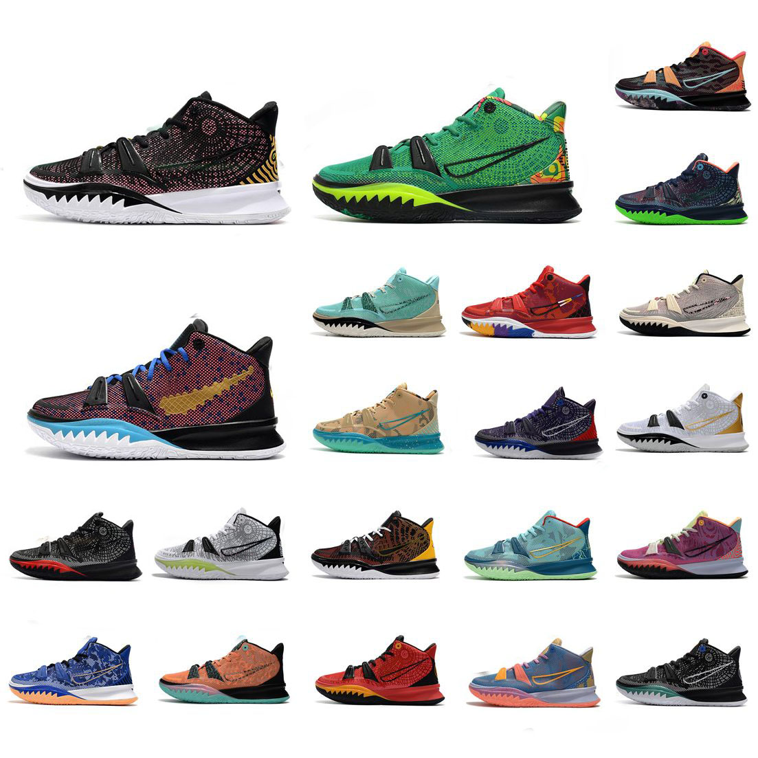 

Mens Kyrie Irving 7 vii basketball shoes Womens Kyries 7s sneakers Weatherman Pixel CNY Sisterhood Raygun FX Icon Sports tennis