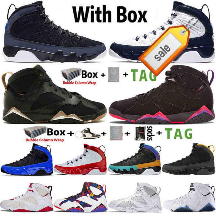 

2022 With Box High Jumpman 9 9s Unc Racer Blue Mens Basketball Shoes 7 7s Raptro Charcoal Gmp Retro Sneakers Trainers Size 7 -132282, 15