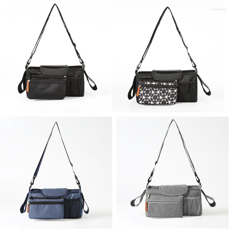 

Stroller Parts Large Capacity StrollerBag With Cup Holder And Adjustable Strap For MostStroller