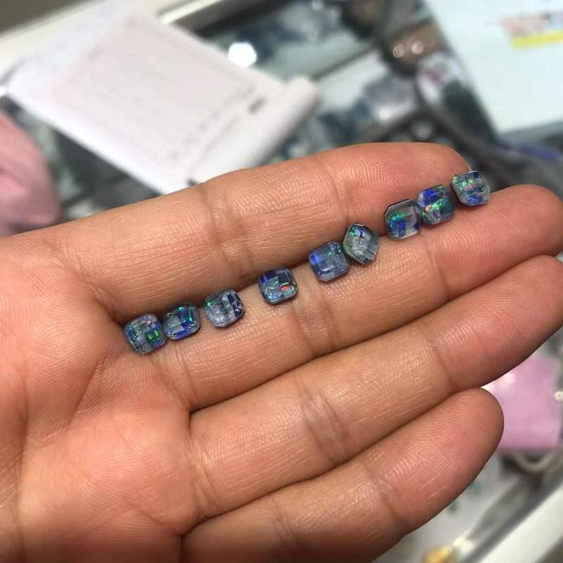 

Beads YULEM 1bead Natural Opal 6 6mm Square Shape For Jewelry Making Designer Australia