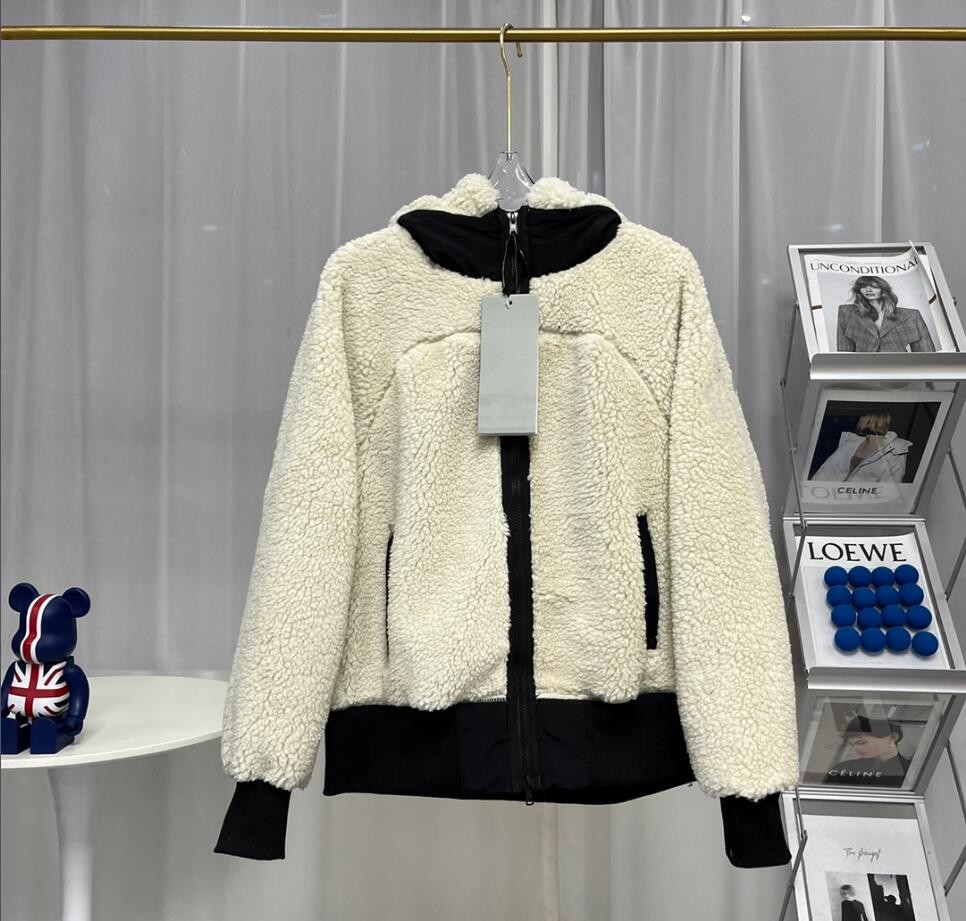 Women's Mens Jackets Fashion Villus Coat Tech Fleece Jackets Winter Solid color Pattern Swaetshirt Youth Hight Quality Warm Sport Tops