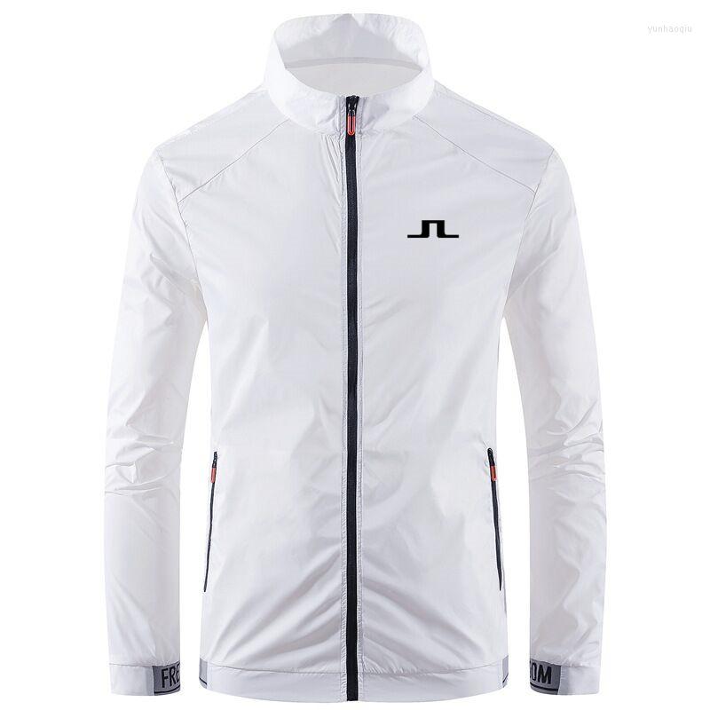 

Men's Jackets 2022 Spring Autumn Men's Golf Jacket Fashion Casual Waterproof Sun Protection Windbreaker Coat Zipper Bomber