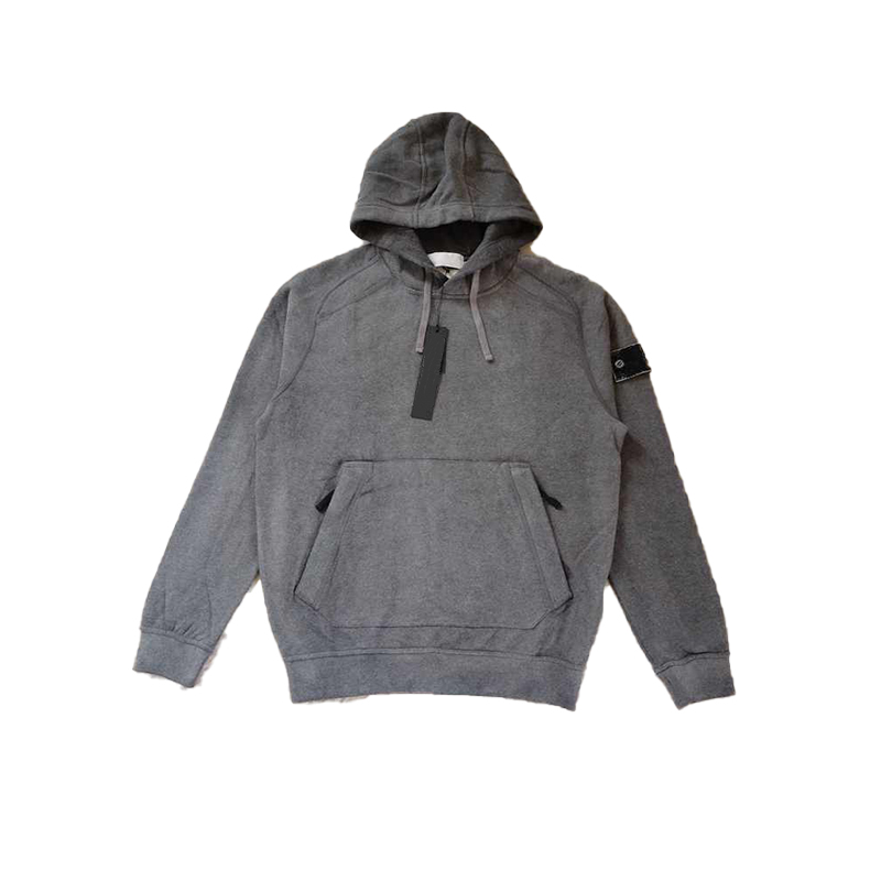

20FW 62090 Dust Hooded Sweatshirt Couple' Long Sleeve Hoodie With Spray Color, Grey-62090