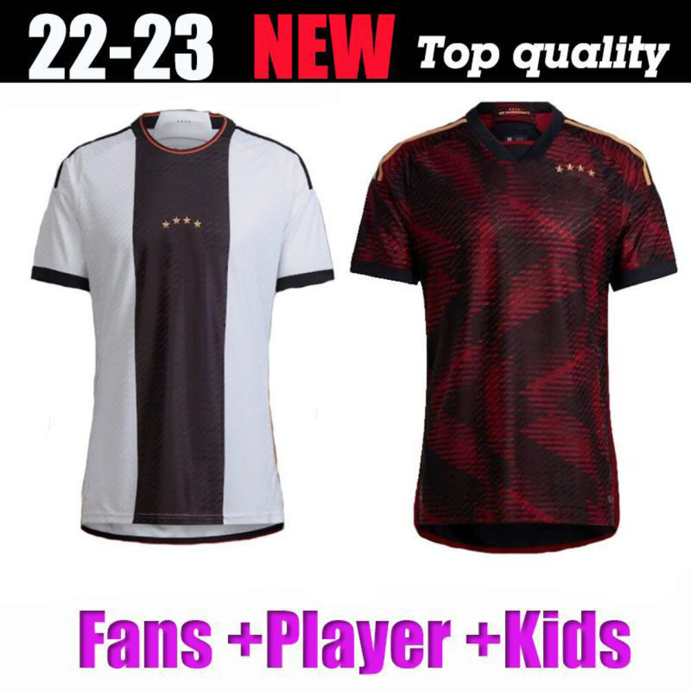 

Germanies Soccer Jersey Fans Player Version 22 23 HUMMELS KROOS GNABRY WERNER SANE REUS MULLER KIMMICH germanyS Football Men Kids Kit uniforms -Factory Outlet, 22 23 home