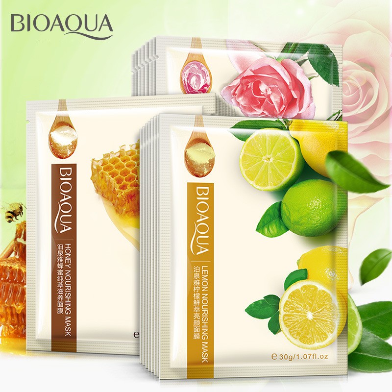 

BIOAQUA Honey Rose Hydrating Moisturizing Face Mask Plant Care Facial Mask